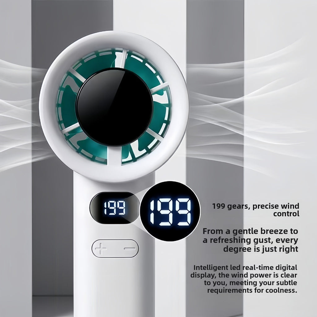 Portable Handheld Spray Fan – USB Rechargeable Mini Cooling Fan